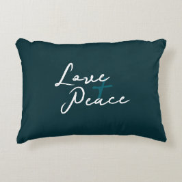 Love & Peace Accent Pillow アクセントクッション