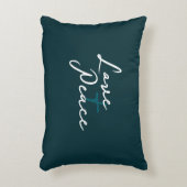 Love & Peace Accent Pillow アクセントクッション (正面(垂直))