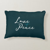Love & Peace Accent Pillow アクセントクッション (裏面)