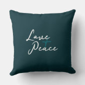 Love & Peace Accent Pillow クッション (裏面)