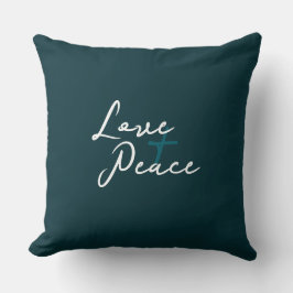 Love & Peace Accent Pillow クッション