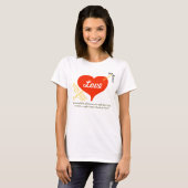 Love, Peace - Anytime Shirt Tシャツ (正面フル)