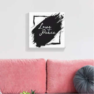 Love & Peace Canvas wall Art キャンバスプリント