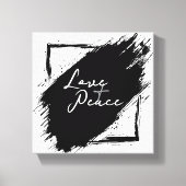Love & Peace Canvas wall Art キャンバスプリント (正面)