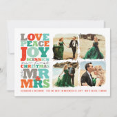 Love Peace Joyキス第1回クリスマスフォト シーズンカード (正面)