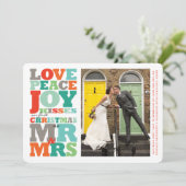 Love Peace Joyキス第1回クリスマスフォト シーズンカード (スタンド正面)