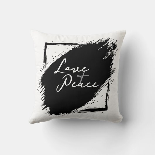 Love & Peace poster & Prints クッション (裏面)
