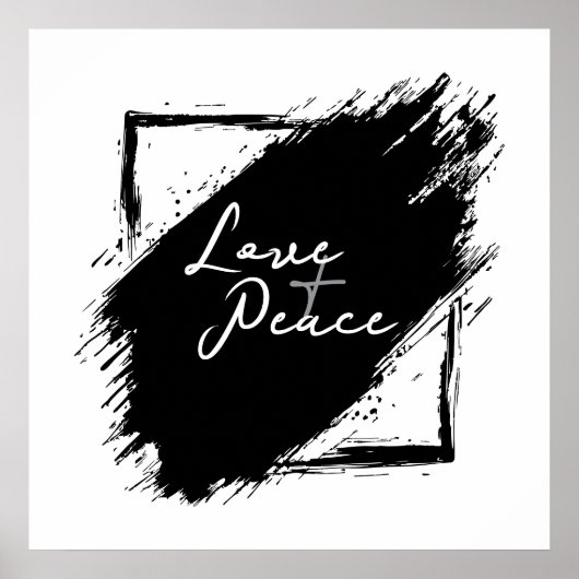 Love & Peace poster & Prints ポスター (正面)
