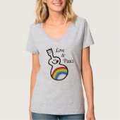 Love & Peace Uke Tシャツ (正面)