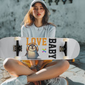 LOVE × PENGUIN - Custom スケートボード
