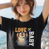 LOVE × PENGUIN - Custom  Tシャツ