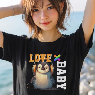 LOVE × PENGUIN - Custom Tシャツ