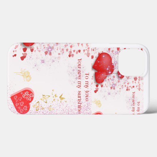 Love Phoneケース Case-Mate iPhoneケース (裏面 (横))