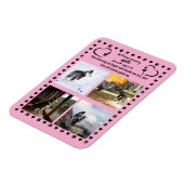 Love Photoの足跡 マグネット (左側)