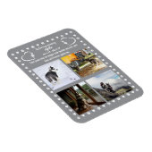 Love Photoの足跡 マグネット (右側)