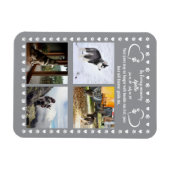 Love Photoの足跡 マグネット (横)