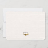 Love Photo Birthの発表を歓迎 招待状 (裏面)