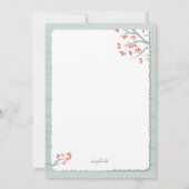 Love Photo Birth落ちたの発表 案内状 (裏面)