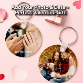 Love Photo Customizable Valentine Keychain キーホルダー