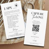 Love Photo I Spyのゲームスカベンジ結婚をキャプチャする エンクロージャーカード