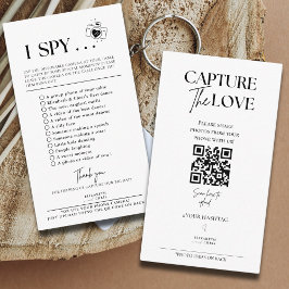 Love Photo I Spyのゲームスカベンジ結婚をキャプチャする エンクロージャーカード