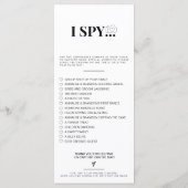 Love Photo I Spyのゲームスカベンジ結婚をキャプチャする メニュー (裏面)