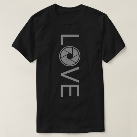 Love Photography Photographer  Tシャツ (デザイン正面)