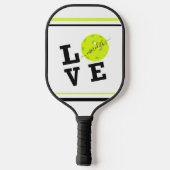 Love Pickleballスクリプト名 ピックルボールラケット (裏面)