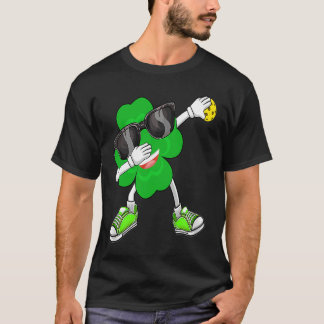 Love Pickleball Shamrock C Saint Patrick's Day Men Tシャツ
