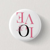 Love Pin Button —Valentine's Gift —Romantic Patche 缶バッジ (正面)