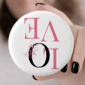 Love Pin Button —Valentine's Gift —Romantic Patche 缶バッジ