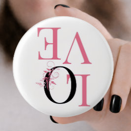 Love Pin Button —Valentine's Gift —Romantic Patche 缶バッジ