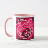 Love Pink Roses 11oz Two-Tone Mug Pink マグカップ (左)