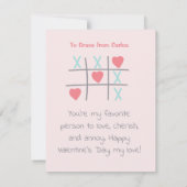 Love Pink Valentine's Dayカードですべてを実行 (裏面)