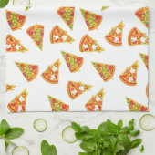 Love Pizza キッチンタオル (折り畳み)