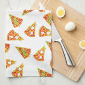 Love Pizza キッチンタオル (四つ折り)