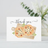 Love & Pizza Thank You Note 招待状 (スタンド正面)