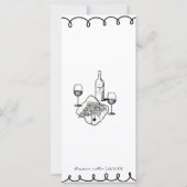 Love & Pizza | Whimsical  Menu (裏面)