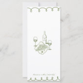 Love & Pizza | Whimsical  Menu (裏面)