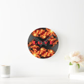 Love.png ラウンド壁時計 (ホーム)