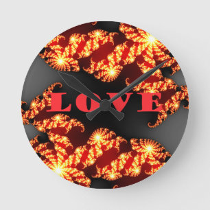 Love.png ラウンド壁時計