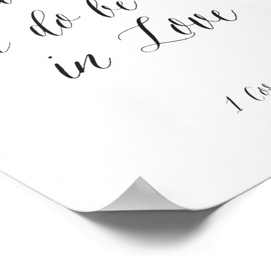 Love Posterで行う全てを行う ポスター (角)