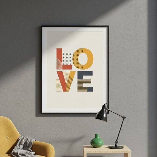 LOVE Poster - Inspirational Quote Wall Art | Gift ポスター