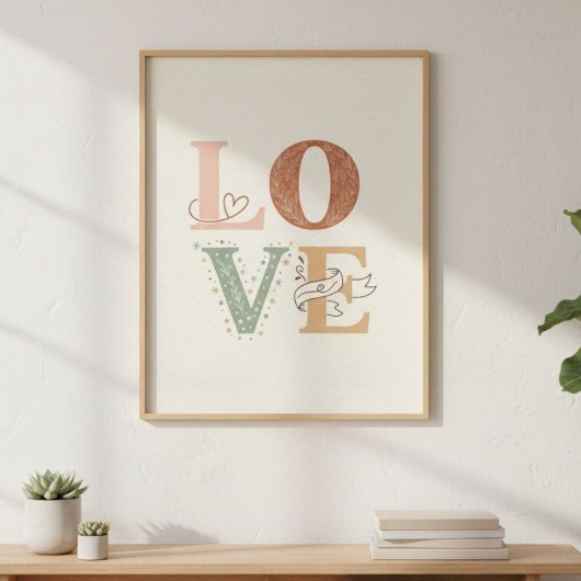 LOVE Poster | Quote Poster | Love Image | ポスター
