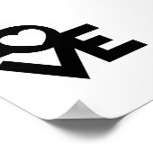 Love Poster – Stilvolle Wanddekoration ポスター (角)