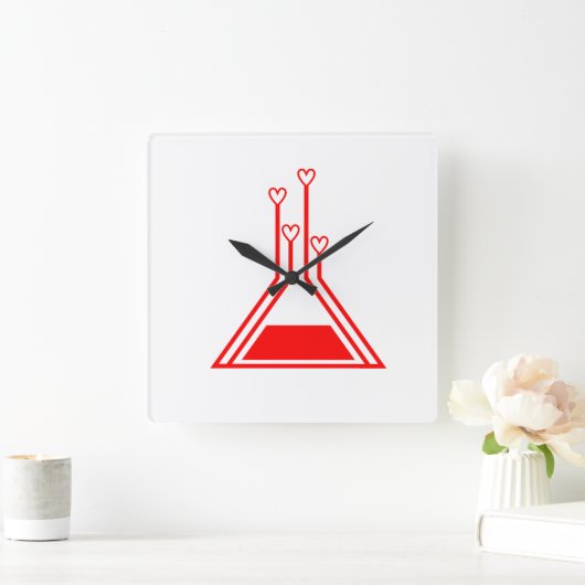 love potion スクエア壁時計 (ホーム)