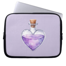 Love Potion Laptop Sleeve, Purple ラップトップスリーブ