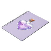  Love Potion Personalized Spiral Notebook ノートブック (左側)