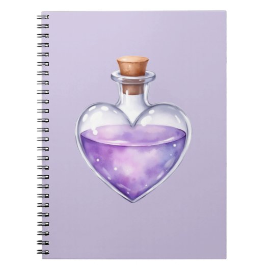  Love Potion Personalized Spiral Notebook ノートブック (正面)