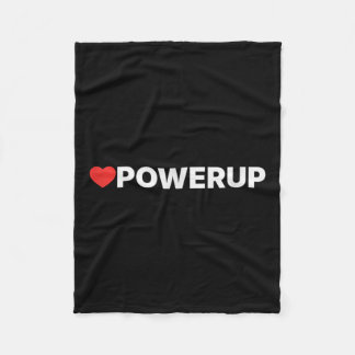 Love Powerup -ハート フリースブランケット
